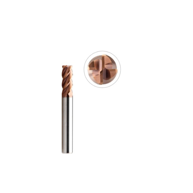 Cortador VHM 8mm R1 4G TiSiN HPMT