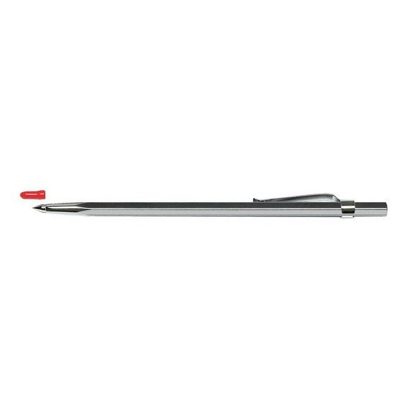 Rayador de Bolsillo Punta de Carburo 150 X 6 mm con Clip Metálico TICOM