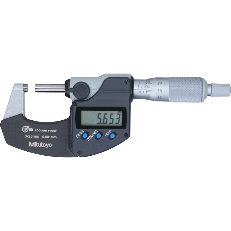 Micrometro Digital 0-25 mm IP65 Sin Salida de Datos
