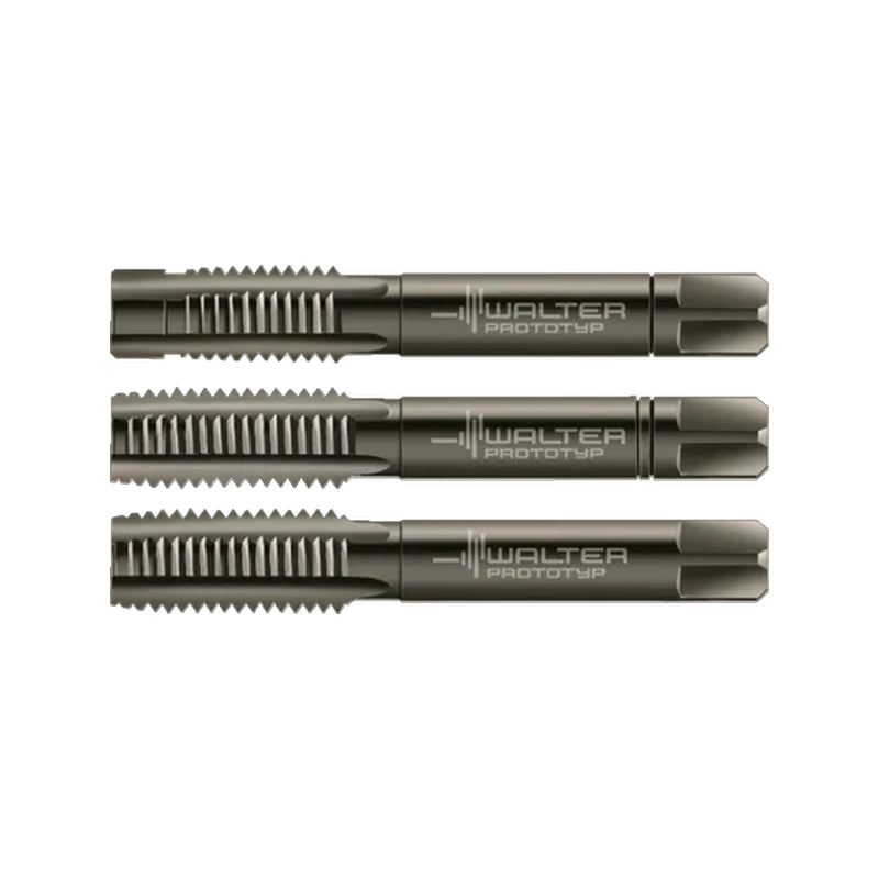 30016-M4ISO Juego Machuelo Manual HSS-E M4 Nitrurado + Vaporizado Marca Walter