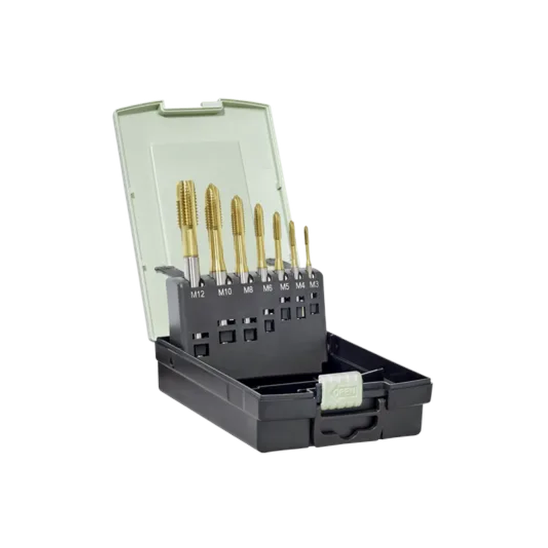 TC216-SET1-M3-M12-WY80FC Juego Machuelo 7 Piezas HSS-E Marca Walter