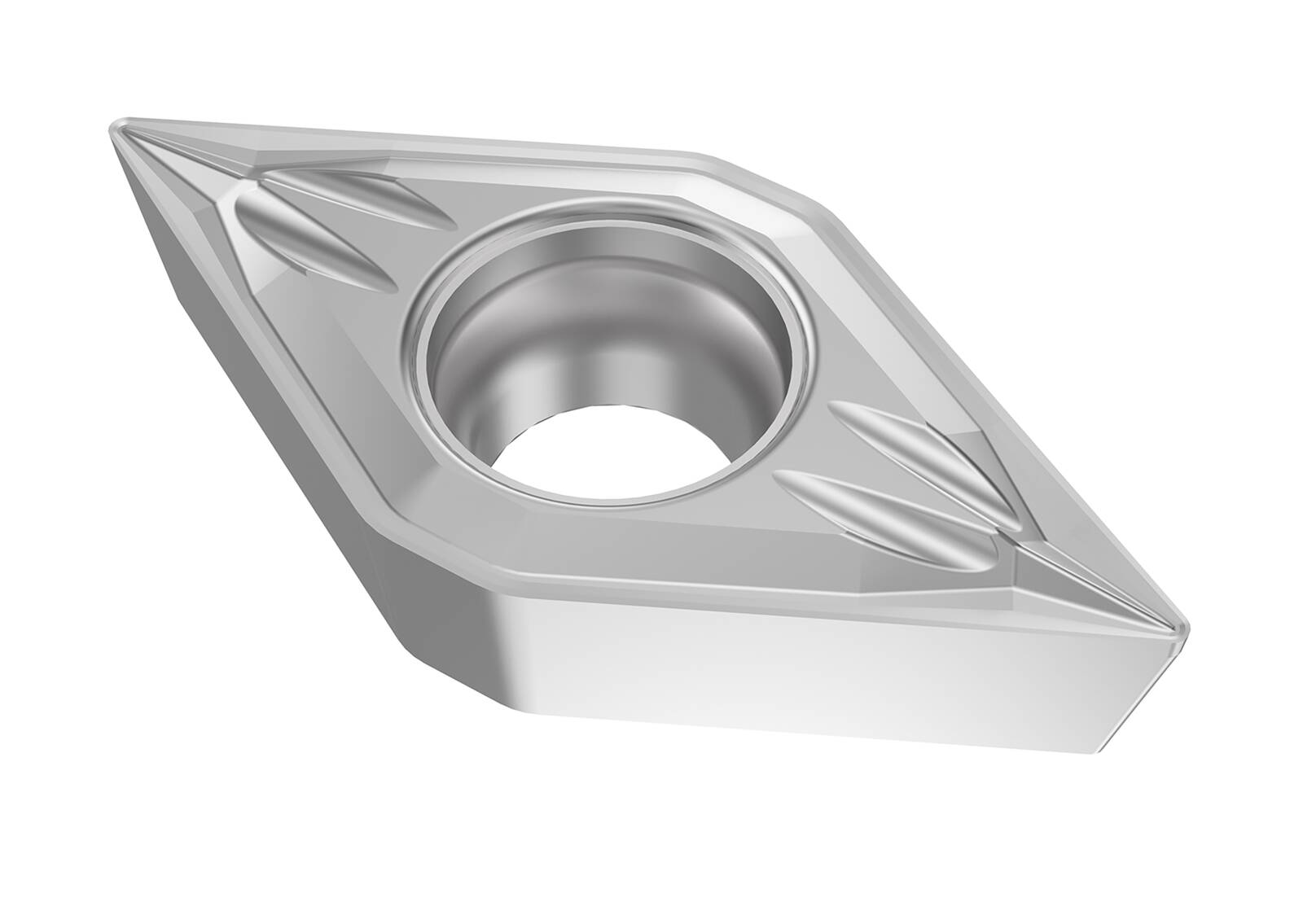 Seco DCMT21.51-MF2 ISO Inserto de torneado Duratomic - DCMT070204-MF2