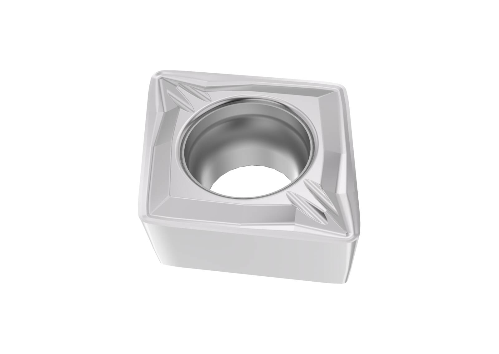 Seco CCMT21.51W-MF2 ISO Inserto de torneado Duratomic - General Turning Wiper Insert. CCMT060204W-MF2